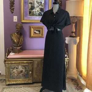 Vintage Polka Dot 2 Piece Set